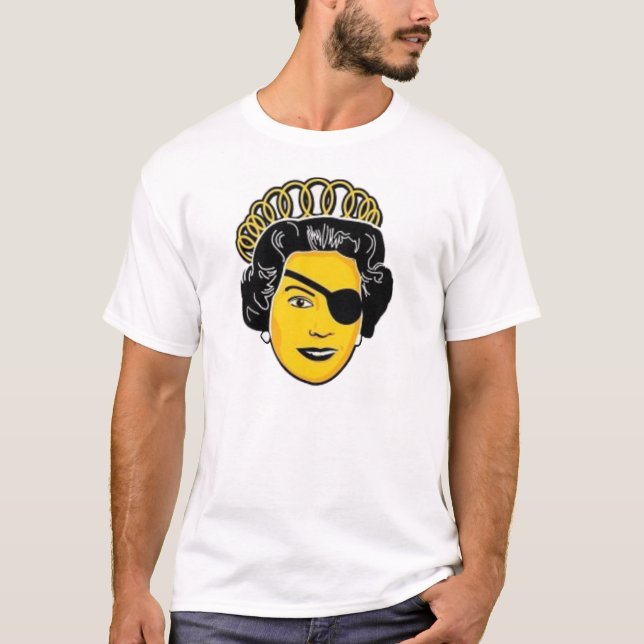 Piraten-Königin Elizabeth T-Shirt (Vorderseite)