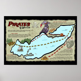 Piraten Lake Erie Poster Offiziell ELE Merch