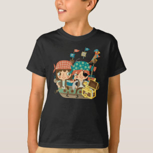 Piraten mit Schatz T-Shirt