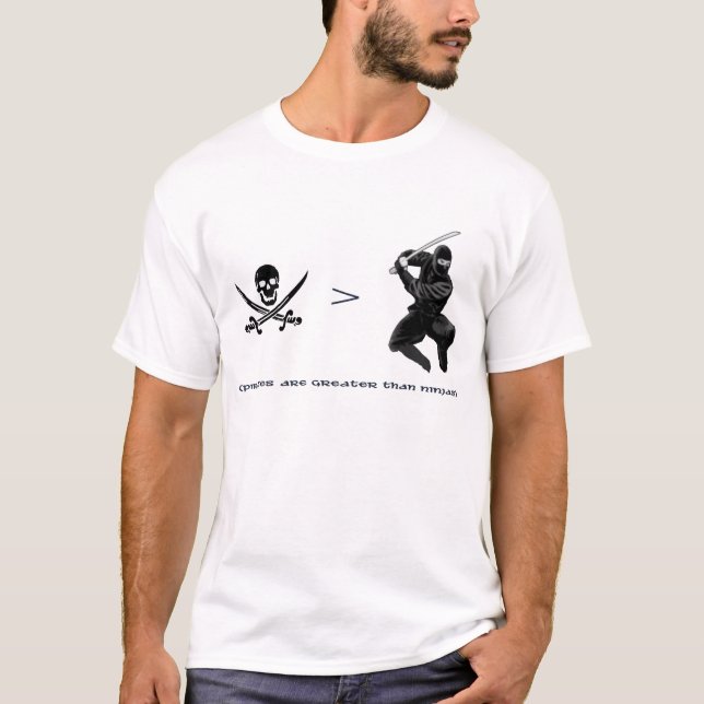Piraten-ninjas T-Shirt (Vorderseite)