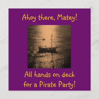 Piraten-Party Einladungen