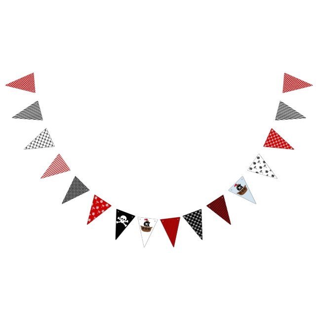 Piraten-Party-Flaggen-Flagge Wimpelkette (Alle)