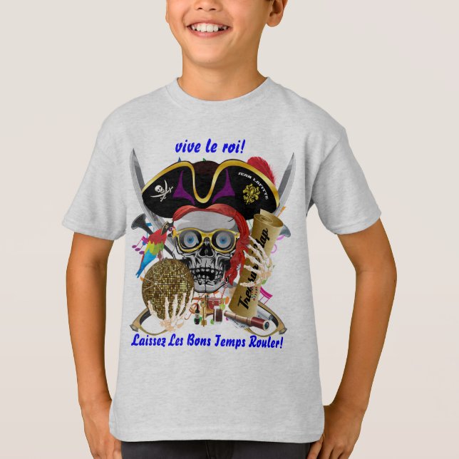 Piraten-Party-Thema-Karneval sieht bitte T-Shirt (Vorderseite)