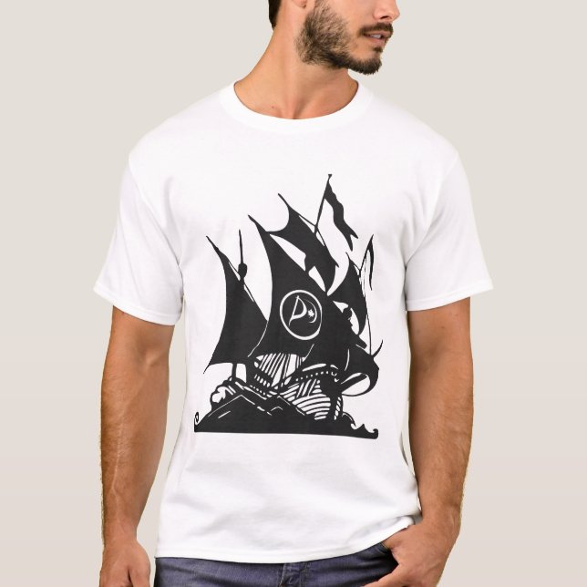 Piraten-Party von Kanada-Schiff T-Shirt (Vorderseite)