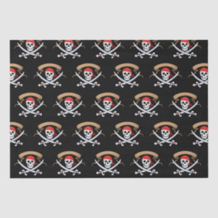 Piraten-Piratenflagge Seidenpapier