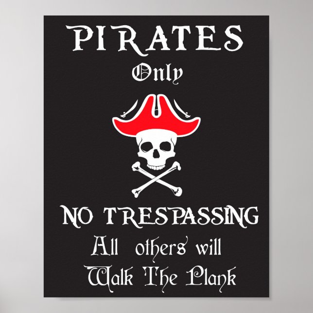Piraten Poster (Vorne)