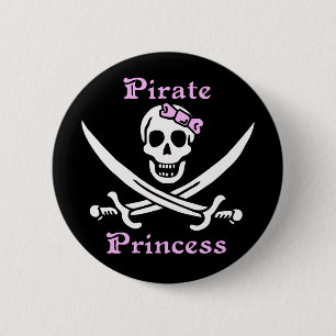 Piraten-Prinzessin Button
