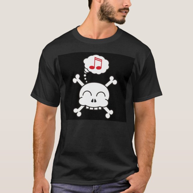 Piraten R glücklich T-Shirt (Vorderseite)