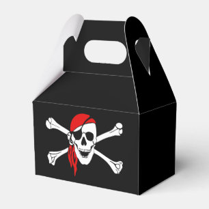 Piraten-Schädel-Gastgeschenk-Kasten Geschenkschachtel