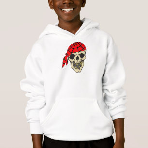 Piraten-Schädel Hoodie