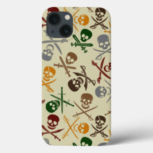 Piraten-Schädel mit gekreuzten Schwertern Case-Mate iPhone Hülle