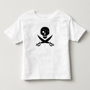 Piraten-Schädel-Shirt für Kleinkinder Kleinkind T-shirt
