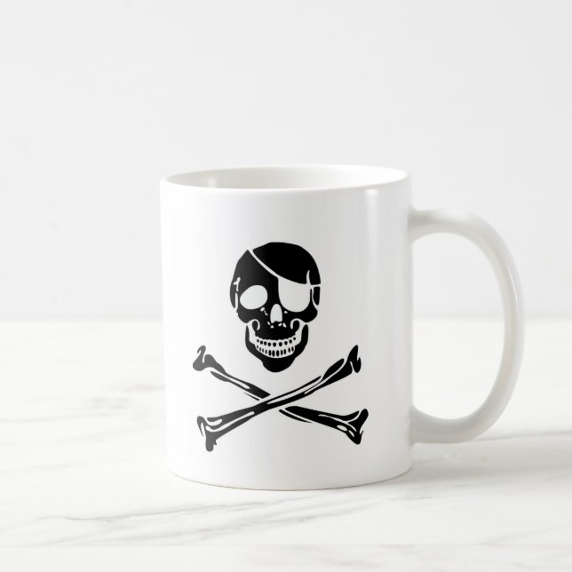 Piraten-Schädel Tasse (Rechts)