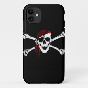 Piraten-Schädel und Kreuzknochen Case-Mate iPhone Hülle