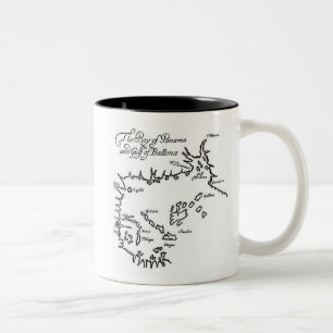 Piraten-Schatzkarte Zweifarbige Tasse