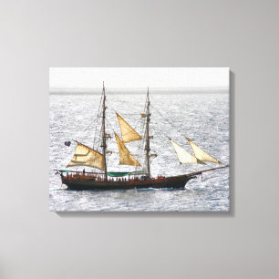 Piraten-Schiff Leinwanddruck