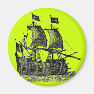 Piraten-Schiff-Magnet Magnet