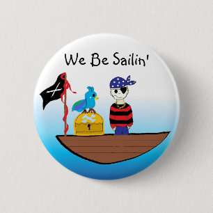 Piraten Schiff Mit Schätzen Button