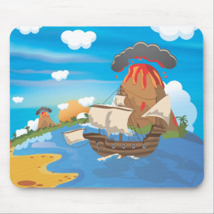 Piraten Schiff Mousepad