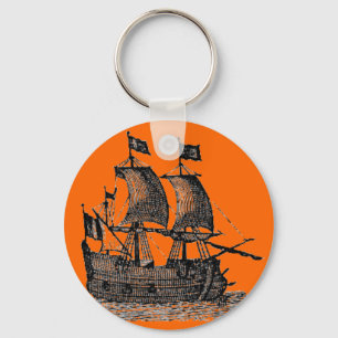 Piraten-Schiff-Schlüsselanhänger Schlüsselanhänger