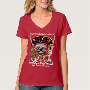 Piraten-Schmuggeltagesalle frauen redet Dunkelheit T-Shirt