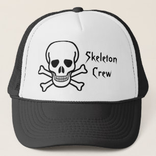 Piraten-Skelett-Crew Truckerkappe
