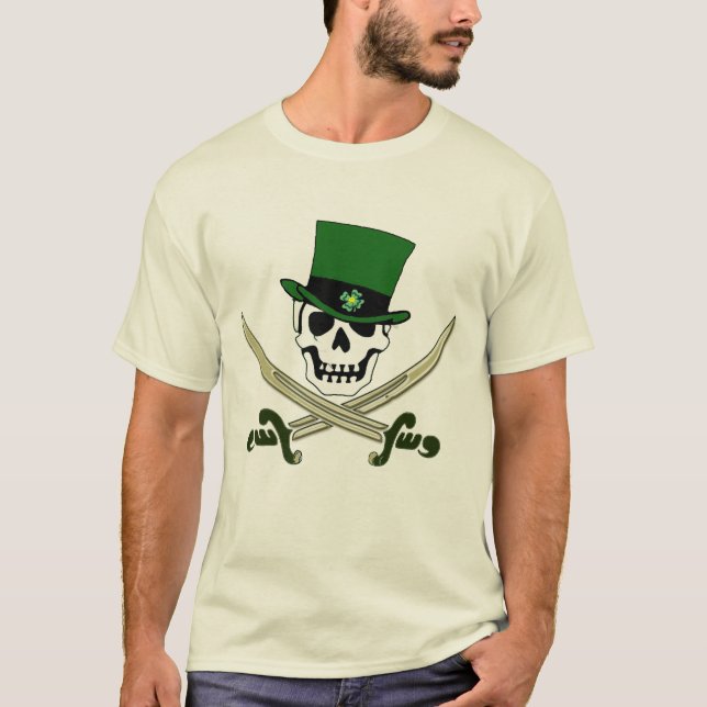 Piraten-St Patrick TagesT - Shirt (Vorderseite)