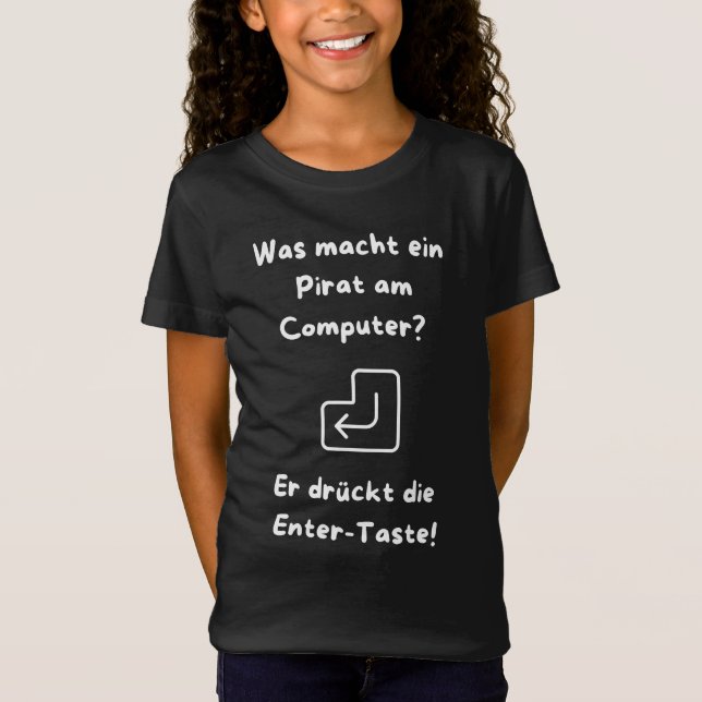 Piraten-Style für Tech-Fans! T-Shirt (Vorderseite)