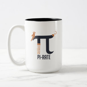 Piraten-Symbol Zweifarbige Tasse