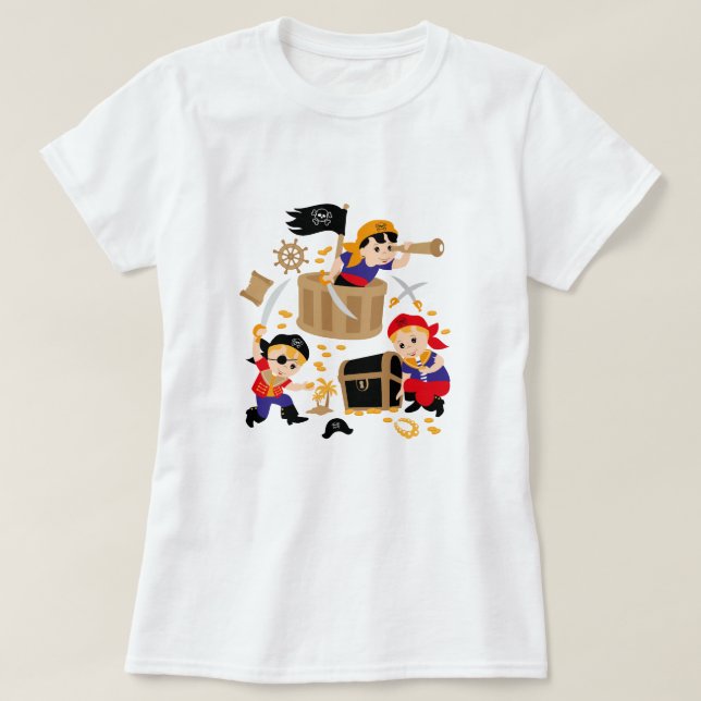 Piraten T-Shirt (Design vorne)