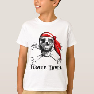Piraten-Taucher scherzt T - Shirt