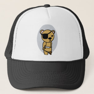 Piraten-Teddybär Truckerkappe