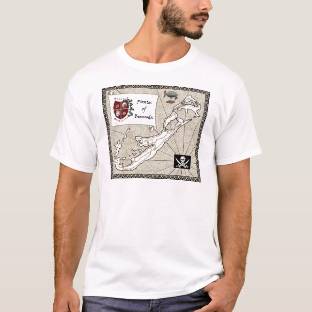 Piraten von Bermuda T-Shirt (Vorderseite)