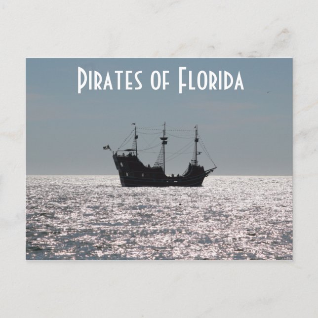 Piraten von Florida Postkarte (Vorderseite)