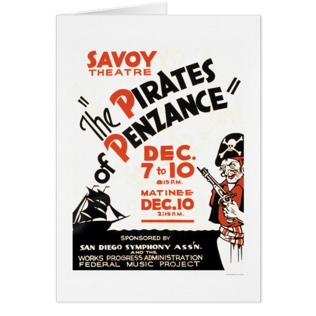 Piraten von Penzance WPA 1938 (Vorne)