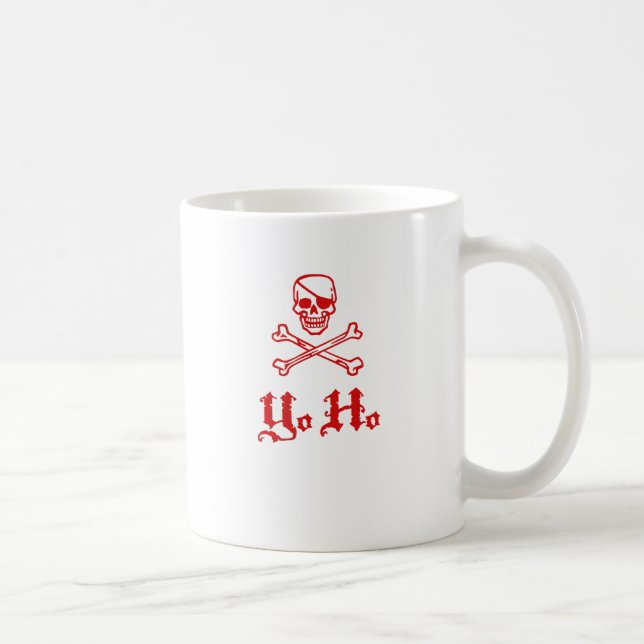Piraten Yo Ho Kaffeetasse (Rechts)