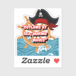 Piratenangebot Aufkleber