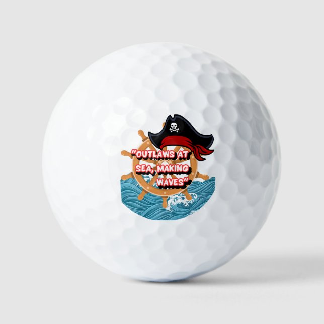 Piratenangebot Golfball (Vorderseite)