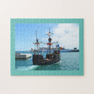 Piratenboot in Madeira Puzzle