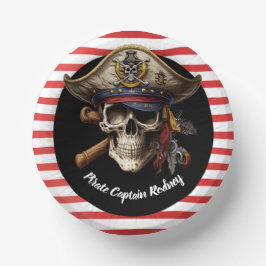 Piratencaptain Pappteller