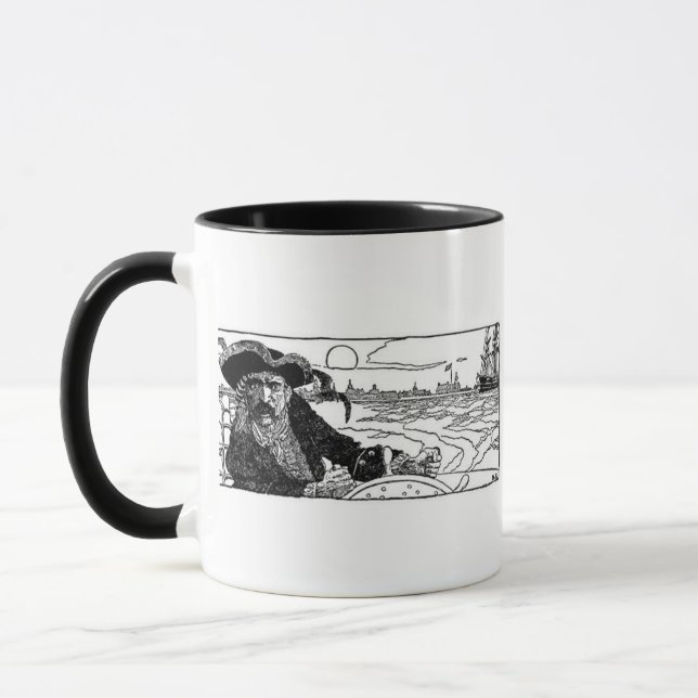 Piratencaptain Tasse (Links)