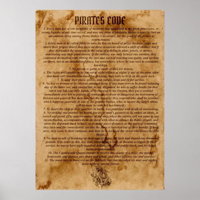 Piratencode Poster (Vorne)