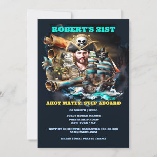 Piratenfilm sleepoween Thema Einladung