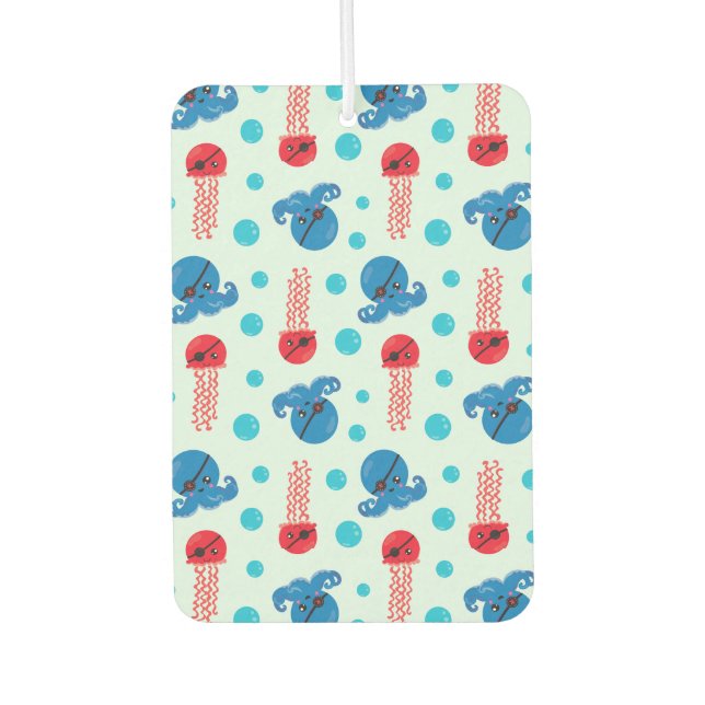 Piratenfisch, Seeteufel, Meerestiere Autolufterfrischer (Vorderseite)