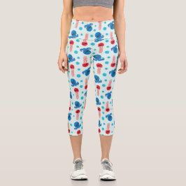 Piratenfisch, Seeteufel, Meerestiere Capri Leggings