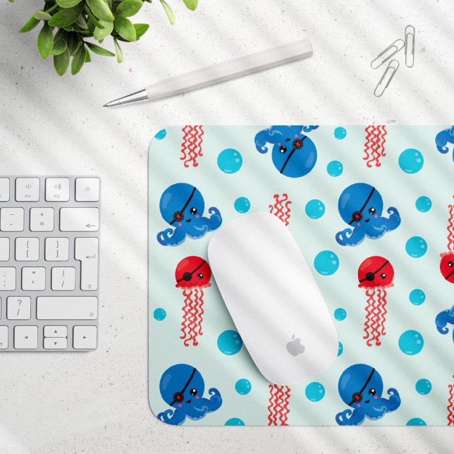 Piratenfisch, Seeteufel, Meerestiere Mousepad (Von Creator hochgeladen)