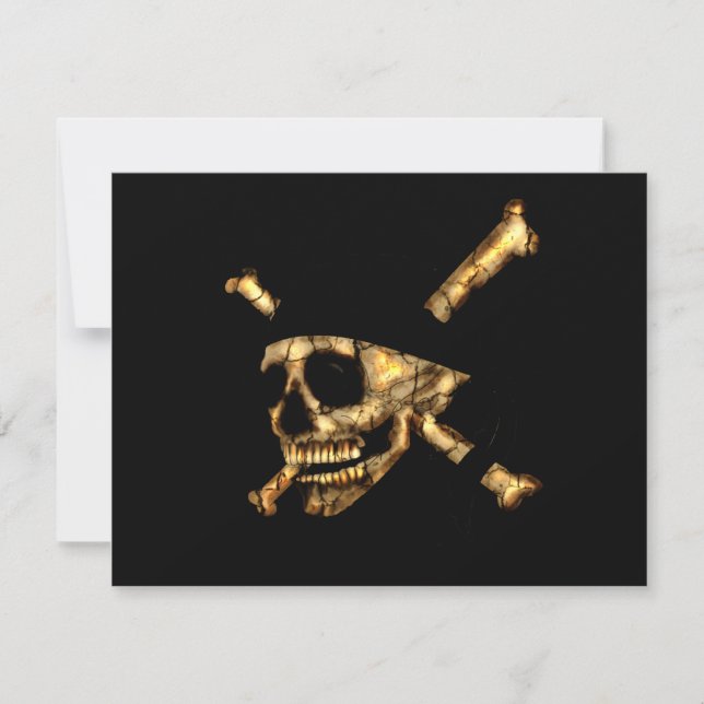 Piratenflagge #1-Burnt (Vorderseite)