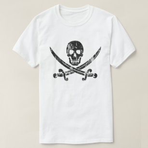 Piratenflagge beunruhigt T-Shirt