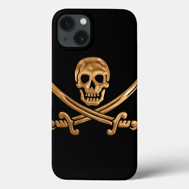 Piratenflagge Case-Mate iPhone Hülle (Rückseite)