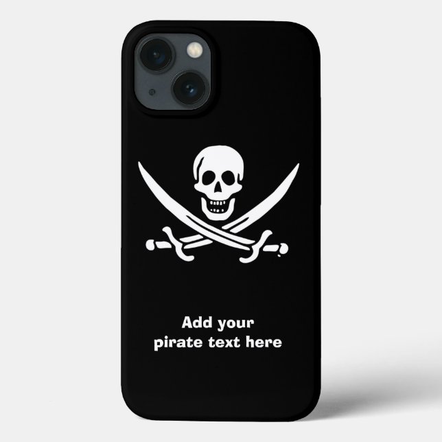 Piratenflagge der Piratenflagge Case-Mate iPhone Hülle (Rückseite)